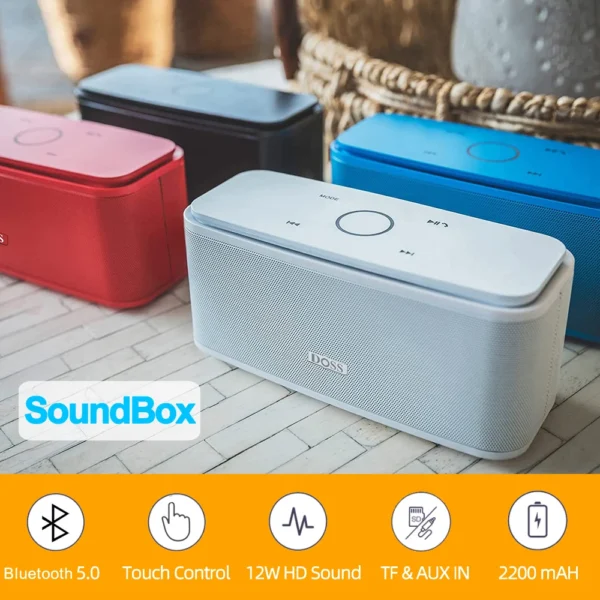 DOSS Bluetooth Speaker SoundBox 12W HD Sound