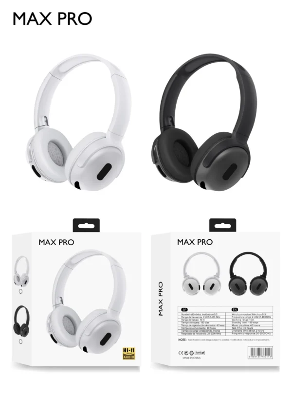 Foldable Wireless Headphones Bluetooth Sports