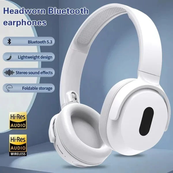 Foldable Wireless Headphones Bluetooth Sports